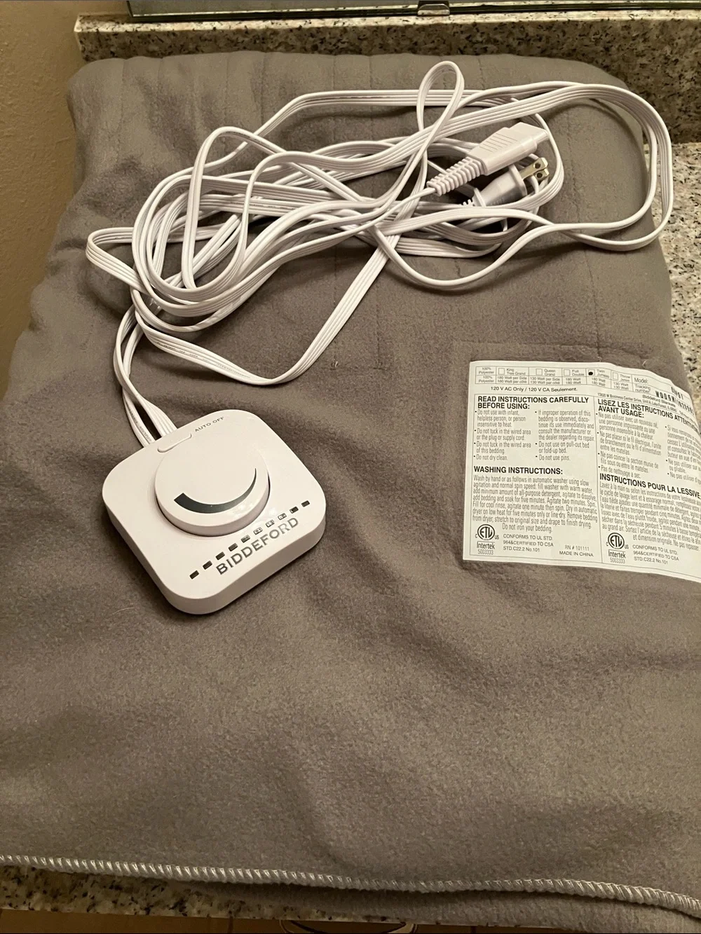 Electric Blanket twin size
